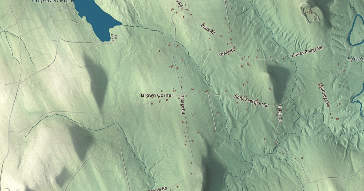 Map of Prospect, Maine