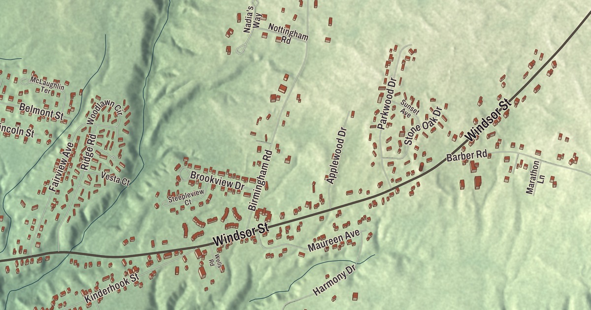 Map of Randolph, Maine