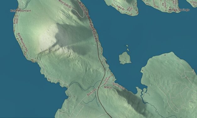 Map of Rangeley, Maine
