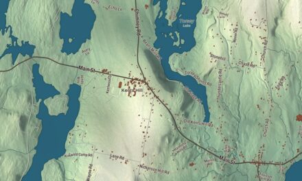 Map of Readfield, Maine