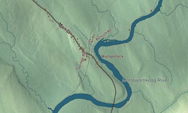 Map of Reed, Maine