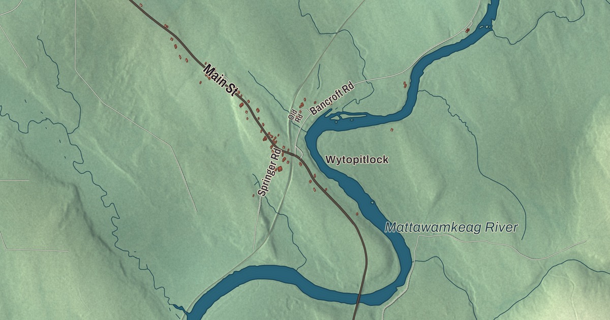 Map of Reed, Maine