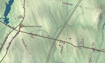 Map of Richmond, Maine