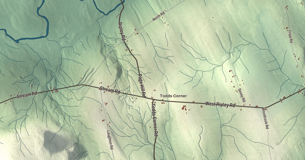 Map of Ripley, Maine