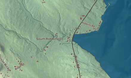 Map of Robbinston, Maine