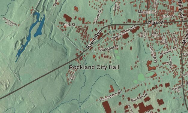 Map of Rockland, Maine