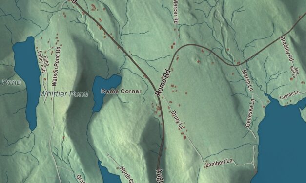 Map of Rome, Maine