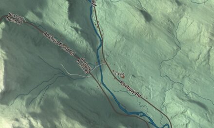 Map of Roxbury, Maine