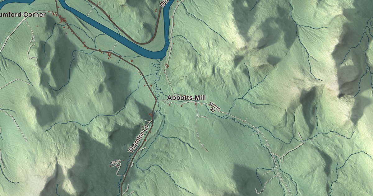 Map of Rumford, Maine