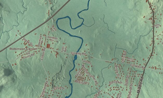 Map of Sabattus, Maine