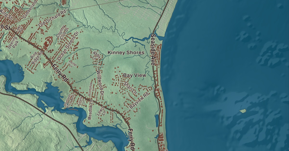 Map of Saco, Maine