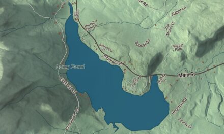 Map of Sandy River, Maine