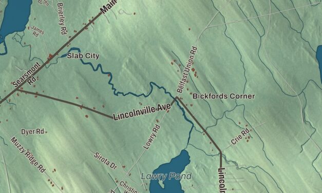 Map of Searsmont, Maine