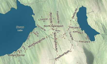 Map of Searsport, Maine