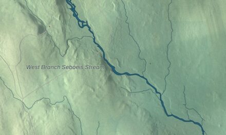 Map of Seboeis, Maine