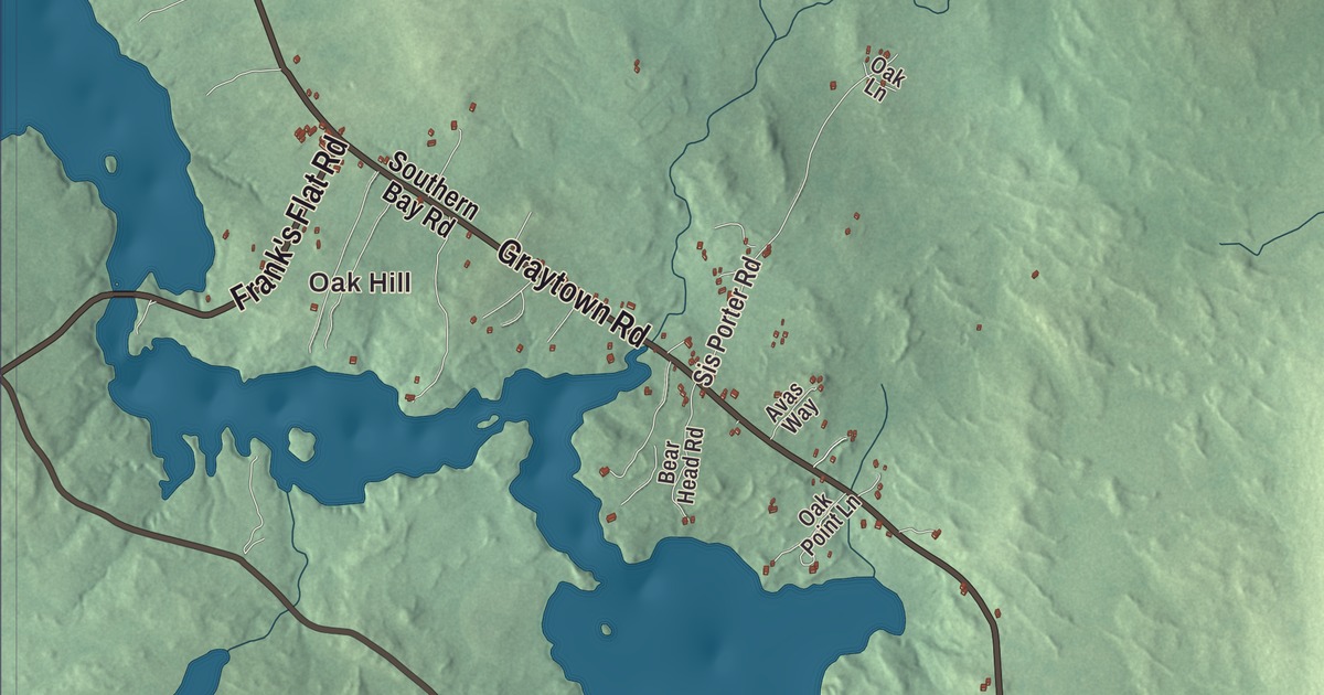 Map of Sedgwick, Maine