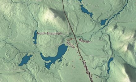 Map of Shapleigh, Maine