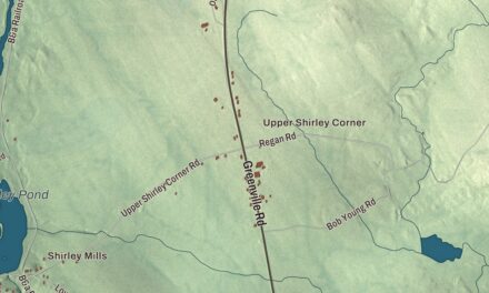 Map of Shirley, Maine