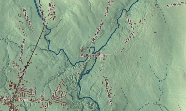 Map of Skowhegan, Maine