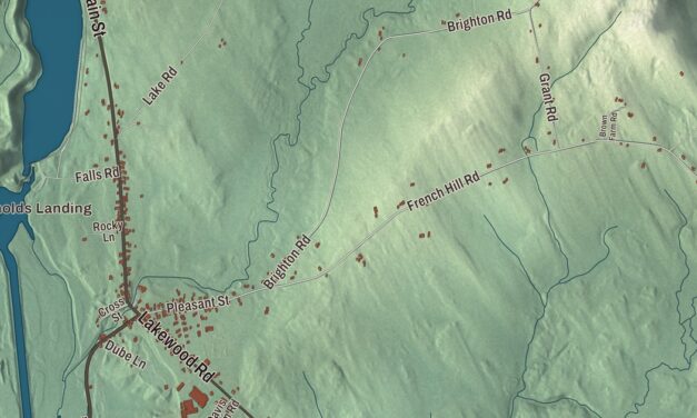Map of Solon, Maine