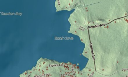 Map of Sorrento, Maine