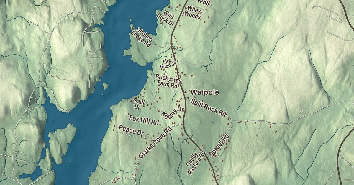 Map of South Bristol, Maine