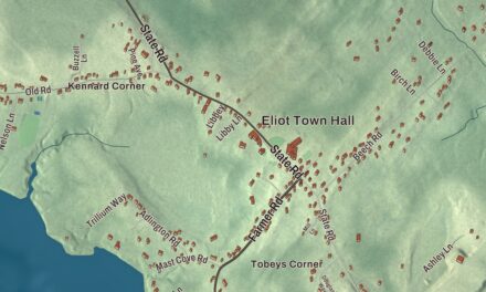 Map of South Eliot, Maine