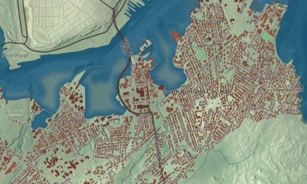 Map of South Portland, Maine