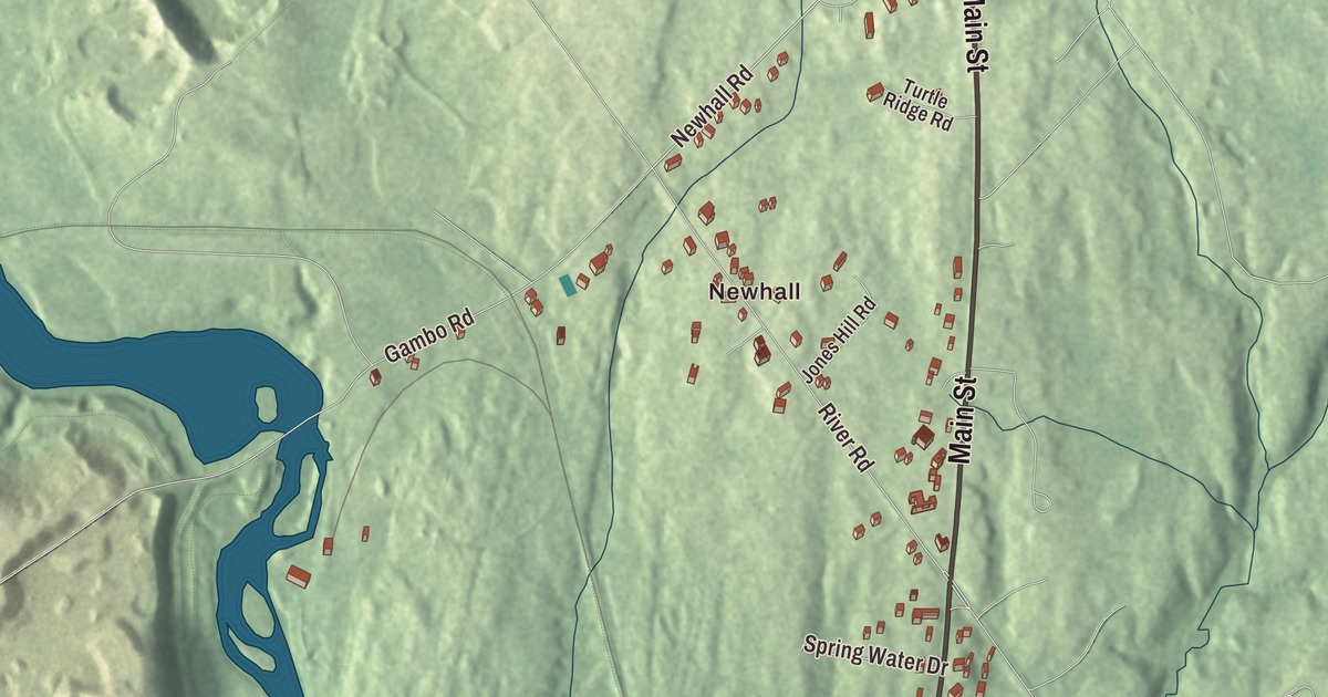 Map of South Windham, Maine