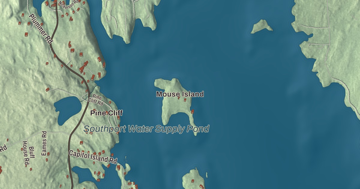 Map of Southport, Maine