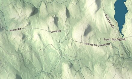 Map of Springfield, Maine