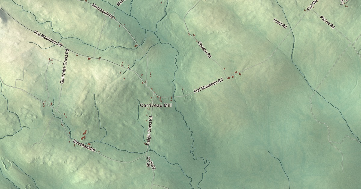 Map of St. Agatha, Maine