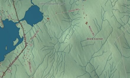 Map of St. Albans, Maine