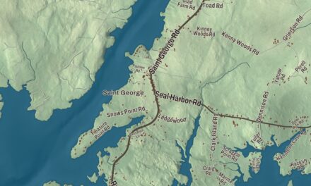 Map of St. George, Maine