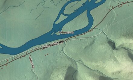 Map of St. John, Maine