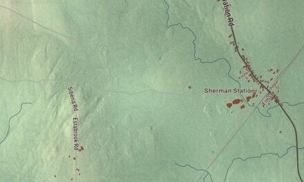 Map of Stacyville, Maine