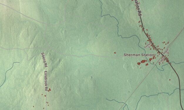 Map of Stacyville, Maine