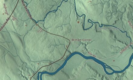 Map of Starks, Maine