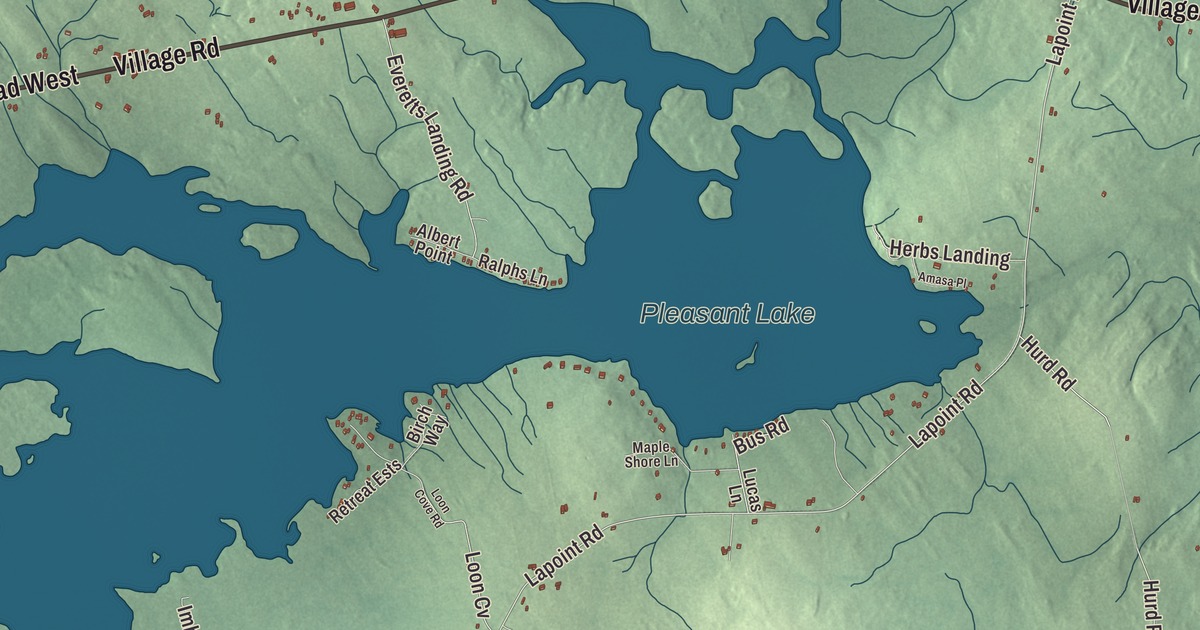 Map of Stetson, Maine