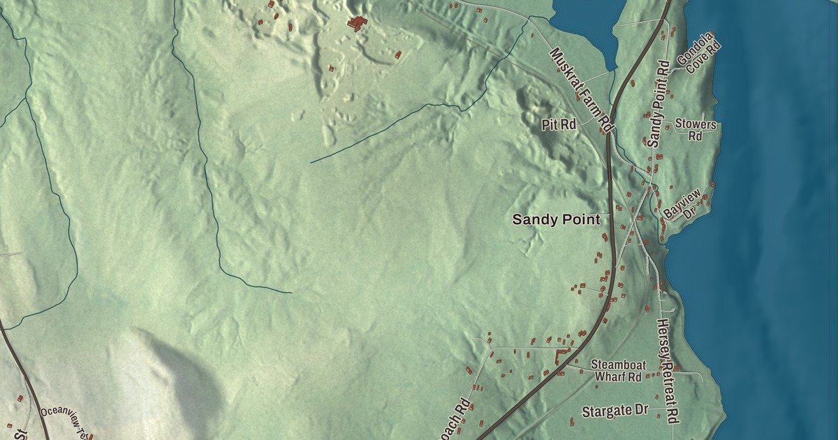 Map of Stockton Springs, Maine