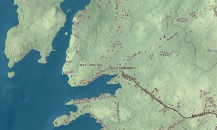 Map of Stonington, Maine