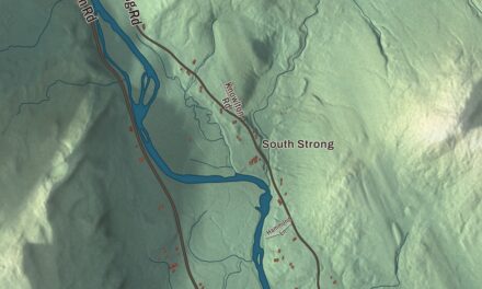 Map of Strong, Maine