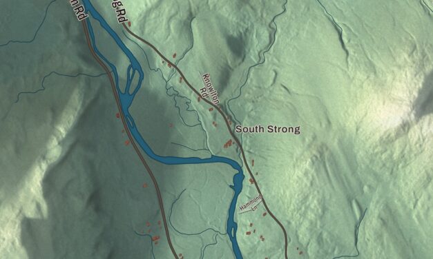 Map of Strong, Maine