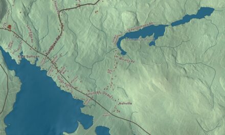 Map of Sullivan, Maine