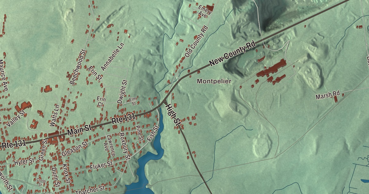 Map of Thomaston, Maine