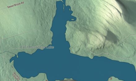 Map of Topsfield, Maine