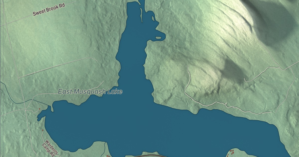Map of Topsfield, Maine