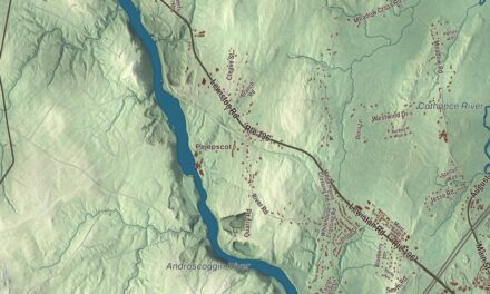 Map of Topsham, Maine