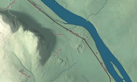 Map of Van Buren, Maine