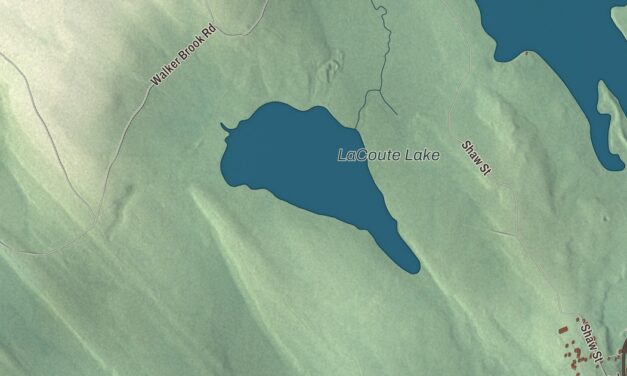 Map of Vanceboro, Maine